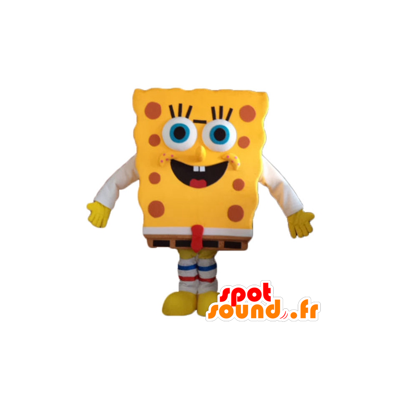Maskot Bob l'éponge, gul tegneseriefigur - Svampebob maskoter - MASFR23733 - SpotSound.fr