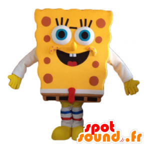 Maskot Bob l'éponge, gul tegneseriefigur - Svampebob maskoter - MASFR23733 - SpotSound.fr