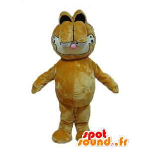 Garfield mascotte, de beroemde oranje kat cartoon