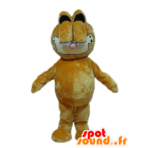 Garfield μασκότ, διάσημη πορτοκαλί γάτα κινούμενων σχεδίων - Μασκότ Γκάρφιλντ - MASFR23734 - SpotSound.fr
