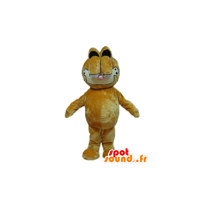 Garfield μασκότ, διάσημη πορτοκαλί γάτα κινούμενων σχεδίων - Μασκότ Γκάρφιλντ - MASFR23734 - SpotSound.fr