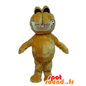 Garfield mascote, laranja famoso gato dos desenhos animados - MASFR23734 - Garfield Mascotes