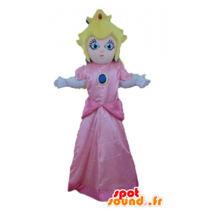 Maskot Princess Peach, berömd Mario karaktär