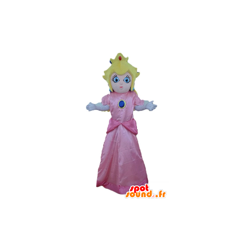 Mascot Princess Peach, berømt Mario-karakter - Spotsound maskot