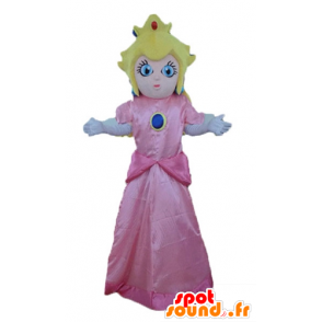 Mascot Princess Peach, Mario famous character - MASFR23735 - Mascots Mario