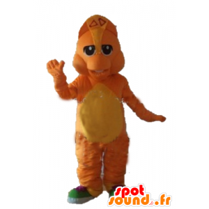 Laranja e mascote dragão amarelo - MASFR23737 - Dragão mascote