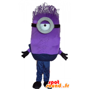 Mascotte de Minion violet, personnage de Moi, moche et méchant - MASFR23739 - Mascottes Personnages célèbres