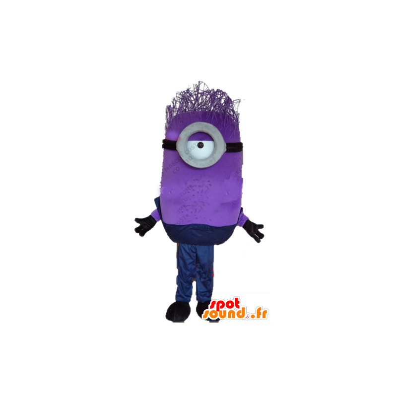Minion purple mascot, character Me Despicable - MASFR23739 - Mascots famous characters
