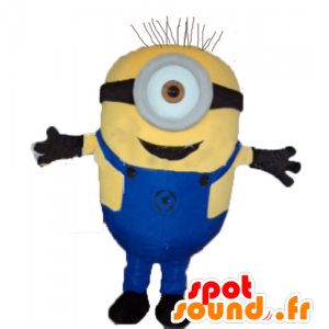 Mascotte de Minion, célèbre personnage jaune de dessin animé - MASFR23740 - Mascottes Personnages célèbres