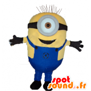 Mascot Minion, berømte gule tegneseriefigur - MASFR23740 - kjendiser Maskoter