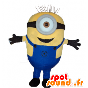 Mascotte de Minion, célèbre personnage jaune de dessin animé - MASFR23740 - Mascottes Personnages célèbres