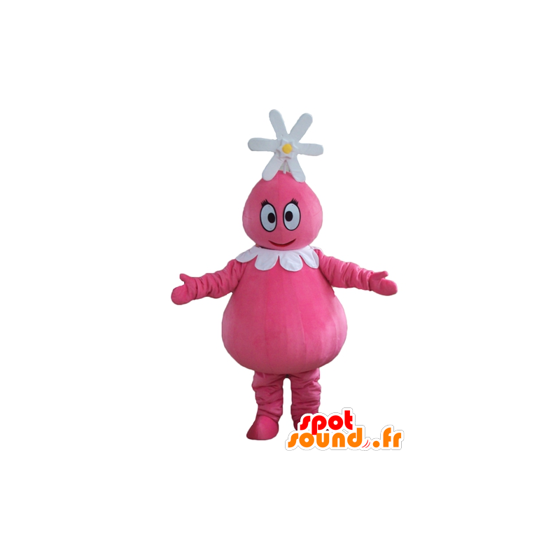 Mascot Barbabelle beroemde roze karakter Barbapapa - MASFR23748 - Celebrities Mascottes