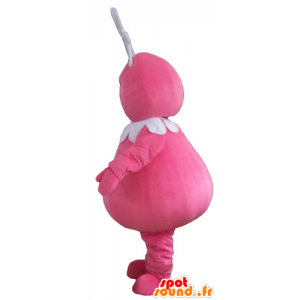 Mascotte de Barbabelle, célèbre personnage rose de Barbapapa - MASFR23748 - Mascottes Personnages célèbres