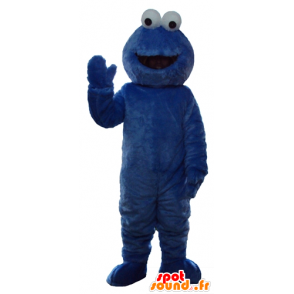 Mascotte d'Elmo, célèbre marionnette bleue de Rue Sésame - MASFR23749 - Mascottes 1 rue sesame Elmo