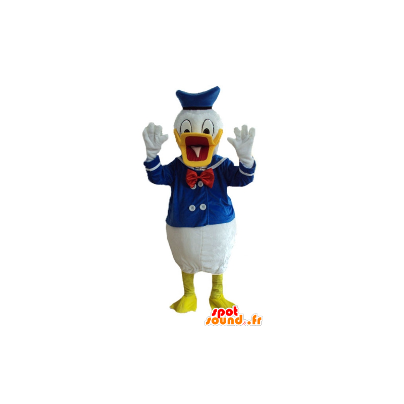 Donald Duck maskot, berömd anka klädd som en sjöman - Spotsound