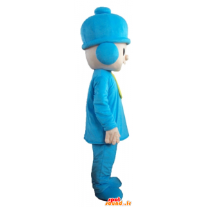 Jongen Mascot blauwe uitrusting met een kap - MASFR23752 - Mascottes Boys and Girls