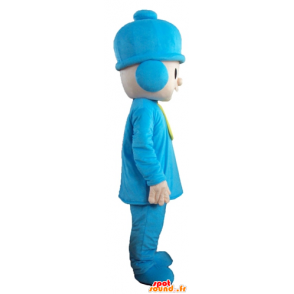 Jongen Mascot blauwe uitrusting met een kap - MASFR23752 - Mascottes Boys and Girls