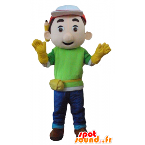 Mascotte d'ouvrier, de chef de chantier - MASFR23754 - Mascottes Humaines