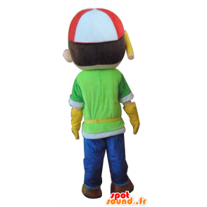 Mascot werknemer voorman - MASFR23754 - Human Mascottes