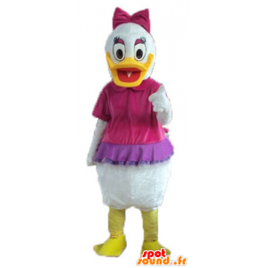 Mascot Daisy, tyttöystävä Aku Ankka Disney - MASFR23755 - Aku Ankka Mascot