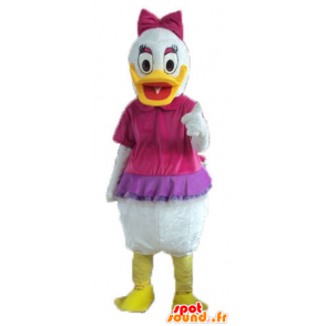 Mascot Daisy, tyttöystävä Aku Ankka Disney - MASFR23755 - Aku Ankka Mascot