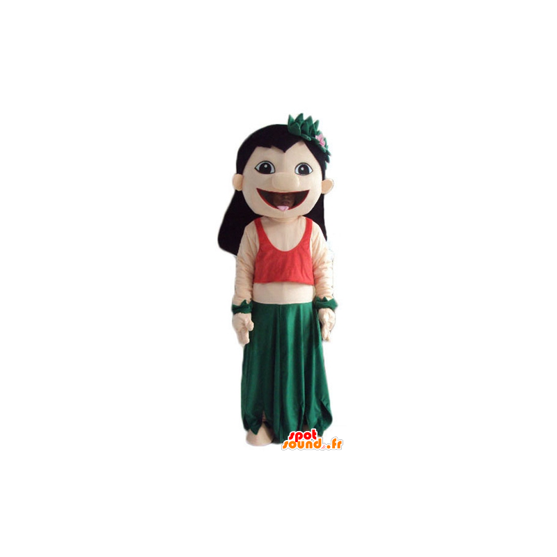 Mascot Lilo berømte Tahitian Lilo og Stitch - MASFR23756 - kjendiser Maskoter