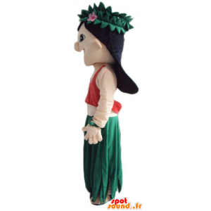 Lilo mascot, famous Tahitian Lilo and Stitch - MASFR23756 - Mascots famous characters