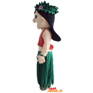リロのマスコット、リロとステッチの有名なタヒチ語-MASFR23756-有名なキャラクターのマスコット