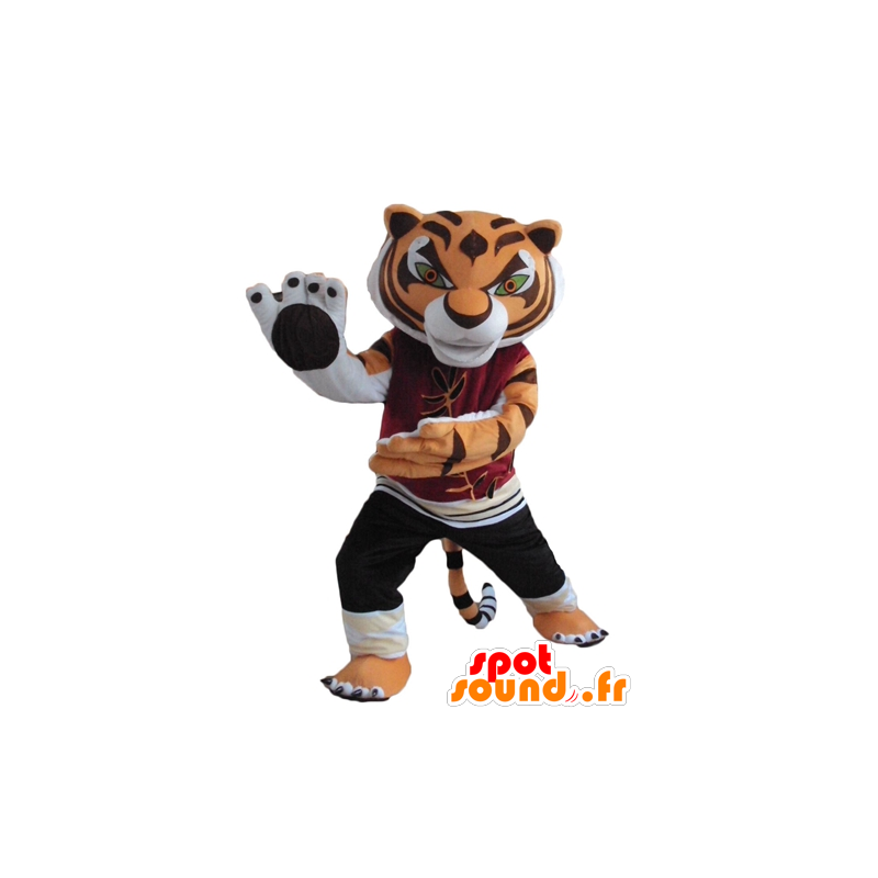 Tijger mascotte, de beroemde karakter van Kung Fu Panda - MASFR23762 - Celebrities Mascottes