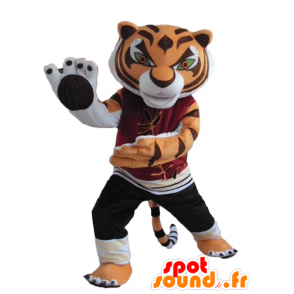 Tiger maskot, kjente karakter av Kung Fu Panda - MASFR23762 - kjendiser Maskoter
