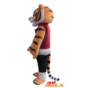 Tiger mascotte, famoso personaggio di Kung Fu Panda - MASFR23762 - Famosi personaggi mascotte