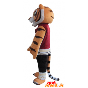 Tijger mascotte, de beroemde karakter van Kung Fu Panda - MASFR23762 - Celebrities Mascottes