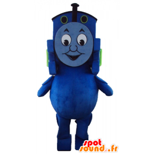 Mascot Thomas, de beroemde cartoon locomotief - MASFR23766 - Celebrities Mascottes