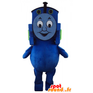 Mascot Thomas, o famoso locomotiva de banda desenhada - MASFR23766 - Celebridades Mascotes