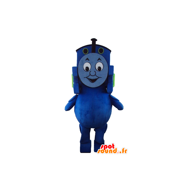 Mascot Thomas, de beroemde cartoon locomotief - MASFR23766 - Celebrities Mascottes