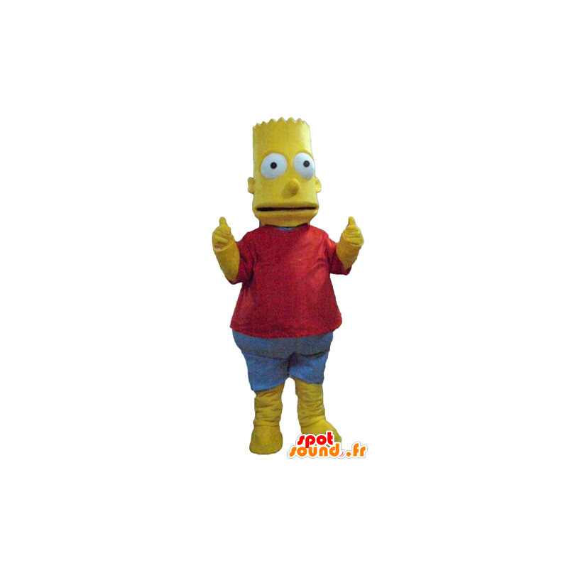Mascotte Bart Simpson, personagem de desenho animado famosa - MASFR23767 - Mascotes Os Simpsons