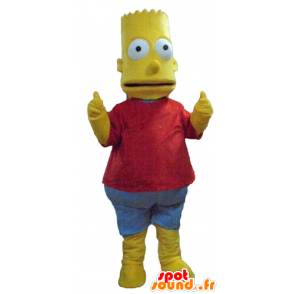 Bart Simpson maskot, berømt tegneseriefigur - Spotsound maskot