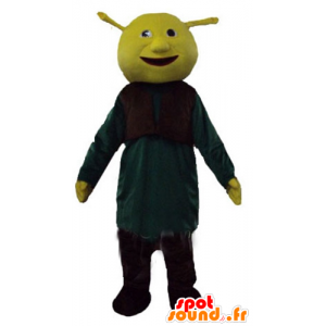Mascot Shrek, de beroemde groene ogre cartoon