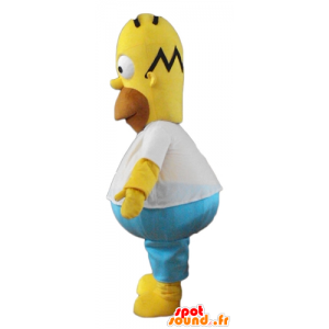 Mascot Homer Simpson, o personagem de desenho animado famosa - MASFR23770 - Mascotes Os Simpsons
