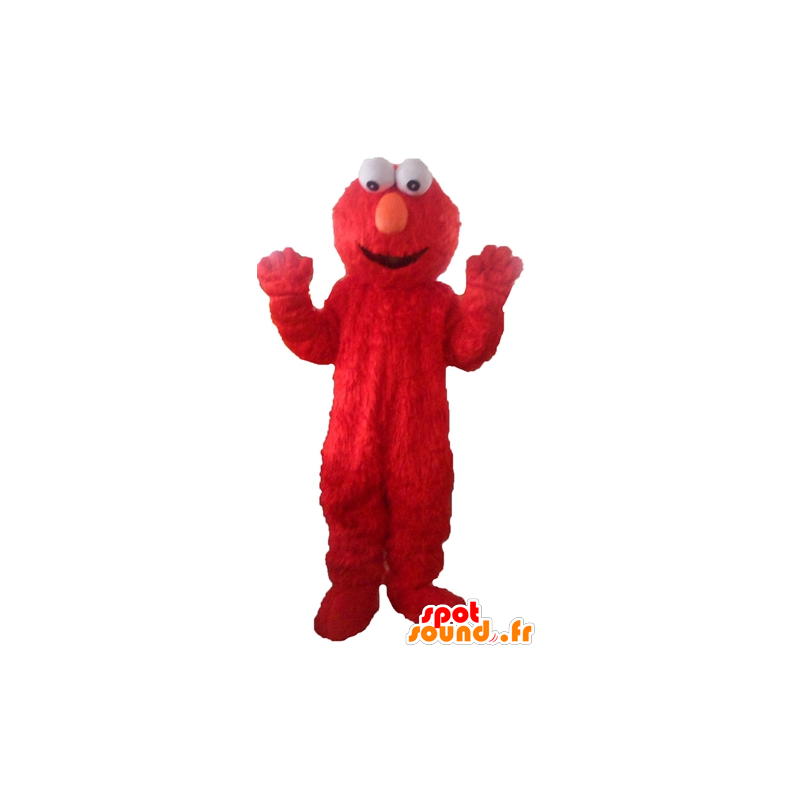 Mascotte d'Elmo, la célèbre marionnette rouge de Sésame Street - MASFR23773 - Mascottes 1 rue sesame Elmo