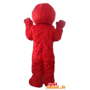 セサミストリートの有名な赤い人形、マスコットエルモ-MASFR23773-マスコット1rueセサミエルモ