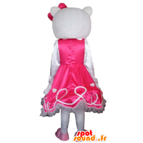 Mascotte Hello Kitty, célèbre chat blanc de dessin animé - MASFR23778 - Mascottes Hello Kitty