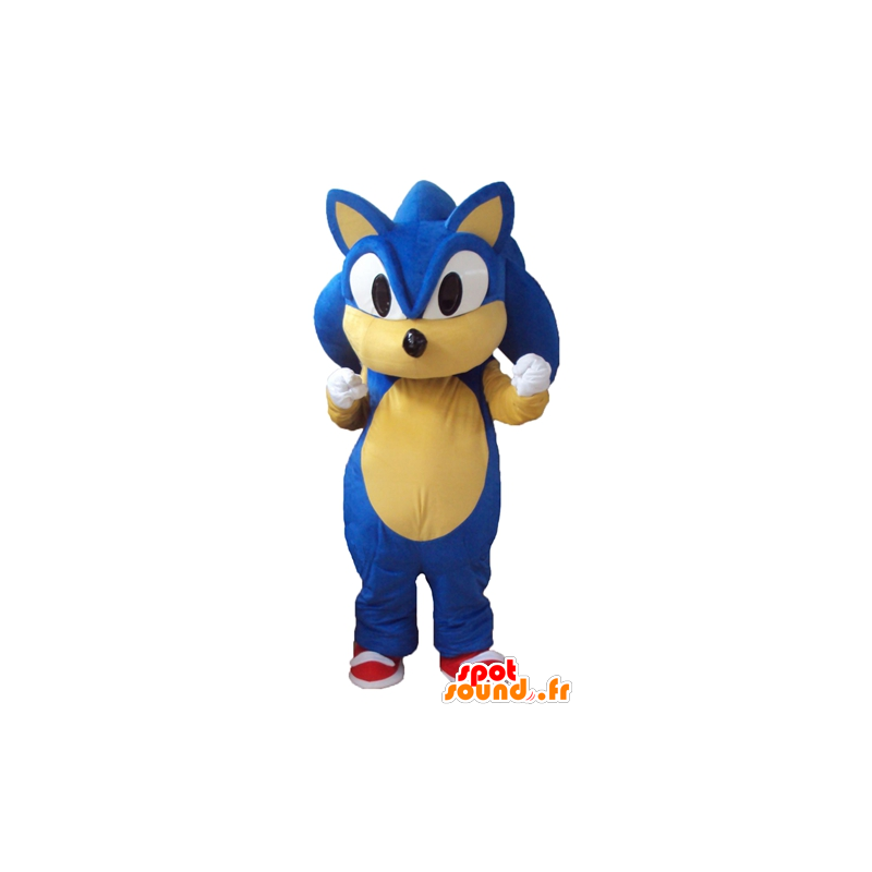 La mascota Sonic, el famoso videojuego erizo azul - MASFR23779 - Personajes famosos de mascotas