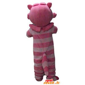 Mascot sly, pink cat from Alice in Wonderland - MASFR23780 - Cat mascots