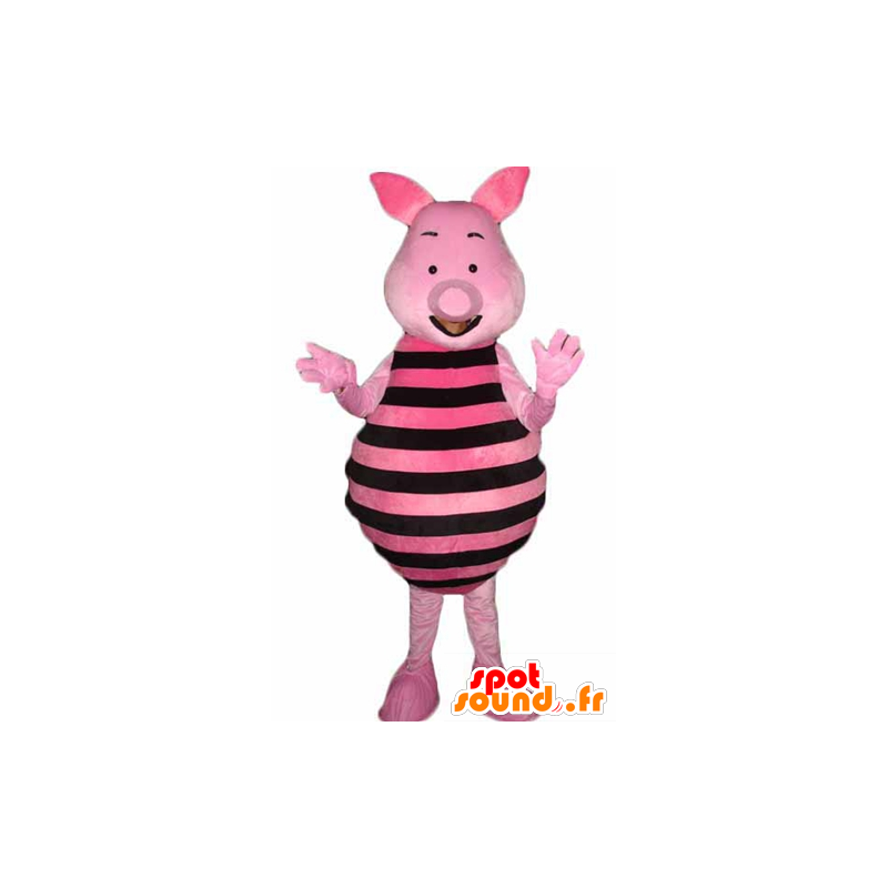 Piglet mascot, the famous pink pig Winnie the Pooh - MASFR23781 - Mascots Winnie the Pooh