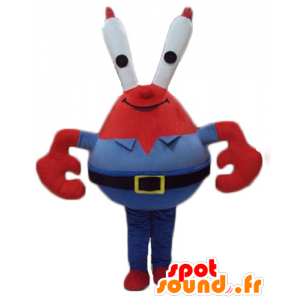 Mascote Mr. Crabs famoso Bob Esponja caranguejo vermelho - MASFR23782 - Mascotes Bob Esponja