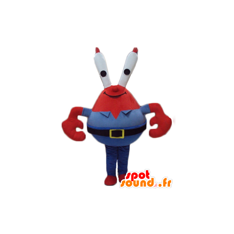 Mascotte de Monsieur Crabs, célèbre crabe rouge dans Bob l'éponge - MASFR23782 - Mascottes Bob l'éponge