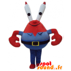 Mascot Mr. Krabber berømte røde krabbe SpongeBob - MASFR23782 - Bob svamp Maskoter