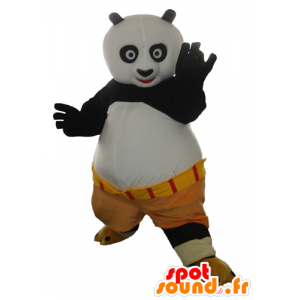 Mascot Po, o panda famoso desenho animado Kung Fu Panda - MASFR23787 - Celebridades Mascotes