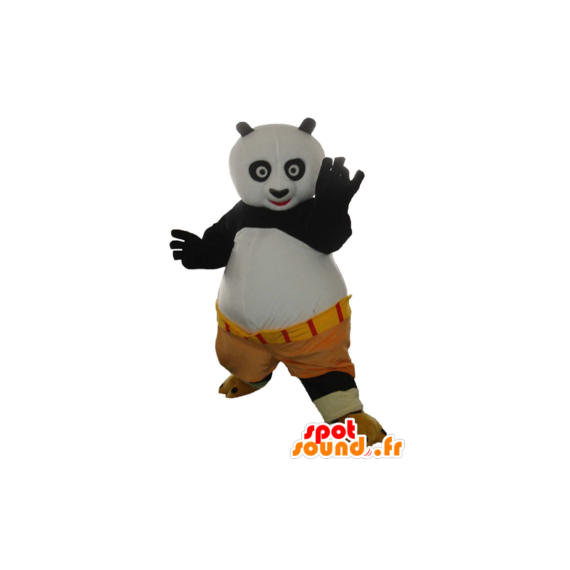 Mascot Po, o panda famoso desenho animado Kung Fu Panda em Celebridades  Mascotes Mudança de cor Sem mudança Cortar L (180-190 Cm) Esboço antes da  fabricação (2D) Não Com as roupas? (se